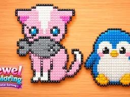 Jewel Coloring: Crystal Sorting