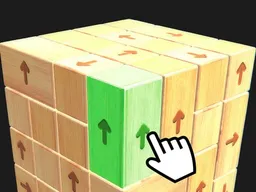 Tap 3D Wood Block Away